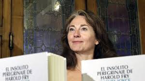 Rachel Joyce con su anterior éxito literario
