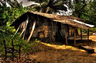 Un paisaje característico de Guinea Ecuatorial