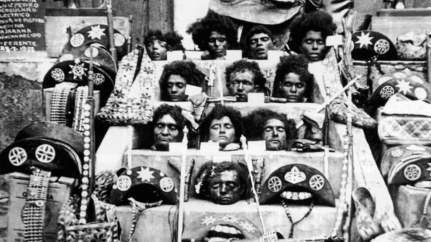 Masacre de 1938 no Nordeste brasileiro, con todas as cabezas dos cangaceiros