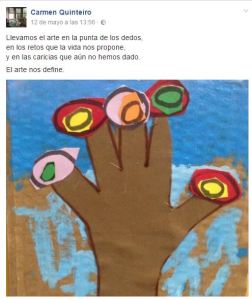 Carmen se inspira en cada detalle de la vida diaria para crear poesía