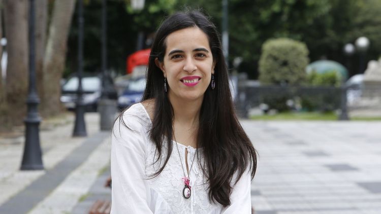 Vanesa Santiago, autora de "A vida sinxela de Marcelo Firmamento"