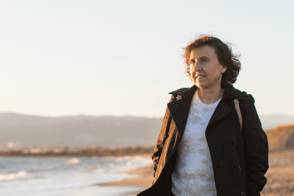 Pepa Calero, autora del libro "Leer, viajar, estar vivos"