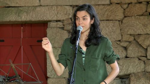 Rosalía Fernández Rial, autora de "Vinte en escena"