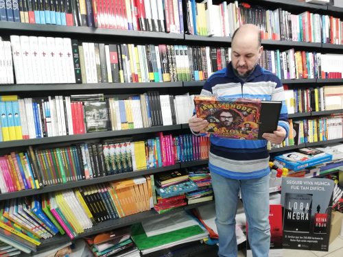 Fernando Miranda, da Libraría Miranda de Bueu