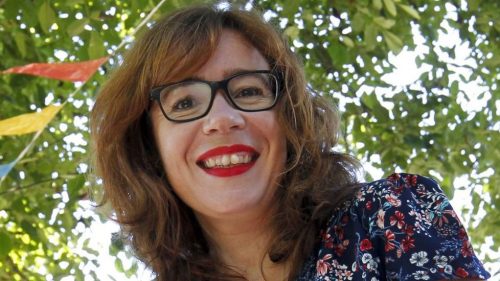María do Cebreiro, autora do poemario 'A herba de namorar'